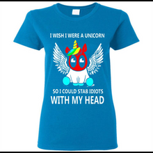 I wish I were a Unicorn soi could stab idiots with my head