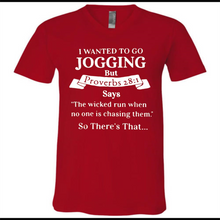 I wanted to go jogging but Proverbs