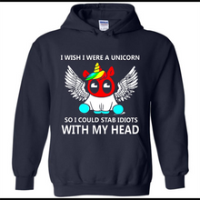 I wish I were a Unicorn soi could stab idiots with my head