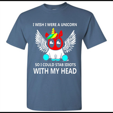 I wish I were a Unicorn soi could stab idiots with my head