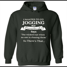 I wanted to go jogging but Proverbs