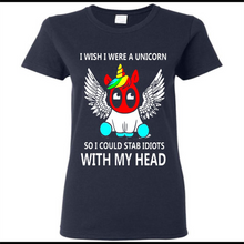 I wish I were a Unicorn soi could stab idiots with my head